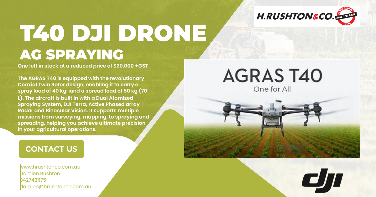 T40 DJI Agriculture spraying drone